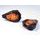 Crash sliders RDMOTO KTM13N black polyamide with orange caps