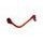 Lever guard ACCOSSATO DE001 with orange hose and joint right, aluminium