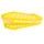 Spare plastic guard POLISPORT MX FORCE 8308700012 Yellow RM 01