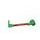 Lever guard ACCOSSATO DE002 with orange hose and joint left, aluminium