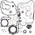 Complete Gasket Kit with Oil Seals WINDEROSA 811804