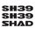 Stickers SHAD D1B39ETR za SH39