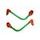 Lever guard ACCOSSATO DE003 with green hose and joint right + left, aluminium