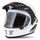 Motocross Helmet CASSIDA FORMX FLATOUT white/ black/ red/ black matt peak M