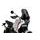 Windscreen PUIG TOURING 21437F dark smoke