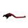 Ročica zavore ACCOSSATO EDF008 fixed CNC-worked aluminium, red