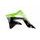 Radiator scoops POLISPORT 8415900001 (par) green 05/black