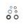 Set tesnil motorja za olje (Engine Oil Seals Kit) ATHENA P400090400050