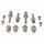 Wheel Stud and Nut Kit All Balls Racing 85-1086