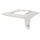 Radiator scoops POLISPORT 8425700001 (par) bela