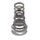 Complete steering head bearing set RMS 184220015