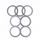 Steel clutch plates kit ATHENA P40240041