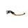 Adjustable folding lever ACCOSSATO LV011 in aluminium for original brake master cylinders zlata
