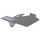 Stranska plastika POLISPORT 8603200001 (par) bela