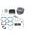 Cilinder kit ATHENA P400485100089 Big Bore (with Head) d 47,6 mm, pin 10 mm, flat head piston