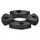 Shock absorber rubber ARIETE 01833 diam.127, 4 holes