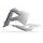 Radiator scoops POLISPORT 8413300008 (par) bela