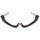 Lever guard ACCOSSATO "Ultra-Light" DE013 with red eyelet and insert right + left, carbon