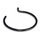 No-Rotating Circlip VERTEX 72048EX (pin d 0.708 ) (wire d 0.059)