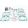 TopEnd piston kit VERTEX 23630A-3 Cylinder 66,4mm Piston 66,34mm