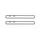 Set axis SHAD 201775R for SH23, SH26, SH29, SH33 and SH34 (d3x58'5)