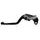 Clutch Lever ACCOSSATO ESY695 fixed CNC-worked aluminium, black
