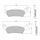 Zavorne obloge RMS 225103690 spredaj homologated organic