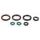 Set tesnil motorja za olje (Engine Oil Seals Kit) ATHENA P400270400055