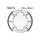 Brake shoe set EBC S602G grooved includings springs