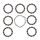 Friction plates kit with clutch cover gasket ATHENA P40230032