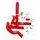 Silicone radiator hoses EXED EP-SH-B-20/23-R rdeč