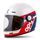 Integralna čelada CASSIDA Fibre OPG white/ blue/ red 2XL