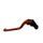 Clutch Lever ACCOSSATO ESH250 fixed CNC-worked aluminium, orange