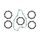 Friction plates kit with clutch cover gasket ATHENA P40230116