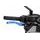 Brake lever without adapter PUIG 4.0 4130AT kratka (short) blue/orange