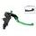 Radial brake master cylinder ACCOSSATO PC008 PRS 19 x 17-18-19 with folding lever,green