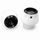 Crash protectors RDMOTO KTM13N bela with black caps za KTM Super Duke 1290 / R 2014-2025, KTM Super Duke 1390 R / R EVO 2024-2026