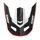 Helmet peak SHOT SPEED HYBRID A05-21OB-F05-P01 red glossy