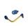 Lever guard in aluminium + left end ACCOSSATO DE004 with gold hose and joint right