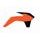 Radiator scoops POLISPORT 8416700001 (par) orange KTM/black