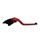 Ročica zavore ACCOSSATO EDF029 fixed CNC-worked aluminium, red