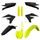 Set plastik POLISPORT 91049 Yellow flo / Black