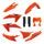 Set plastik POLISPORT 91633 OEM color 25'