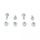 Wheel Stud and Nut Kit All Balls Racing 85-1044