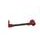 Lever guard ACCOSSATO DE007 with black hose and joint left, carbon
