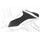 Rear seat cowls PUIG 20706J matt black
