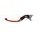 Adjustable folding lever ACCOSSATO LV008 in aluminium for original clutch master cylinders oranžna