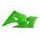 Radiator scoops POLISPORT 8429100007 (par) green 05