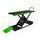 Motorcycle lift LV8 GOLDRAKE 400 FLOOR VERSION EG400E.G with electro-hydraulic unit (black and green RAL 6018)