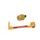 Lever guard in aluminium + right end ACCOSSATO DE005 with orange hose and joint levi